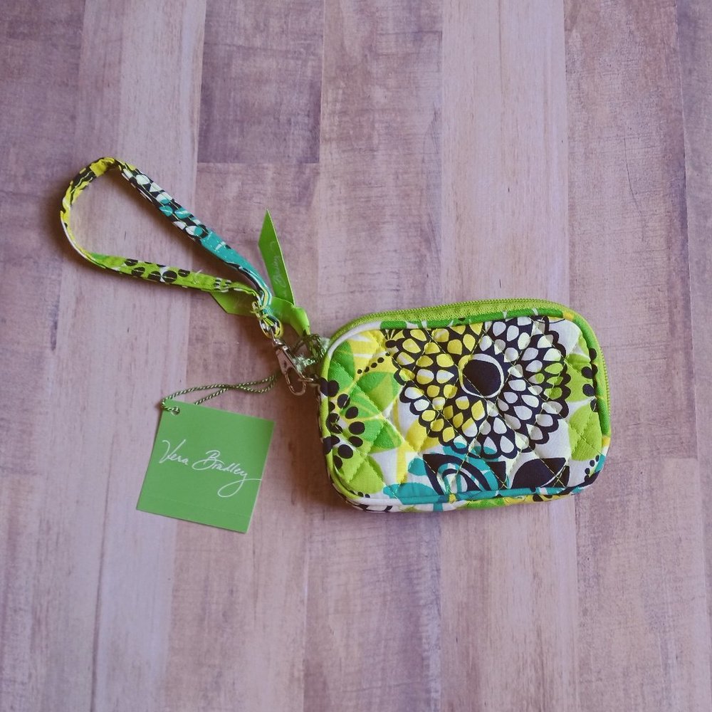 NWT Vera Bradley tech case Lime's Up